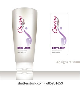 body care cosmetics designs collection. Packaging templates. charms body wash silver label