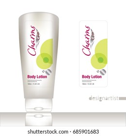 body care cosmetics designs collection. Packaging templates. charms body wash silver label