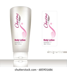 body care cosmetics designs collection. Packaging templates. charms body wash silver label