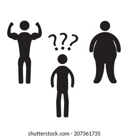 2,888 Skinny fat man Images, Stock Photos & Vectors | Shutterstock