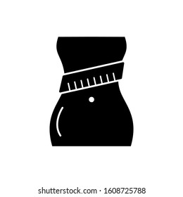 Body diet meter icon. Simple diet icons for ui and ux, website or mobile application