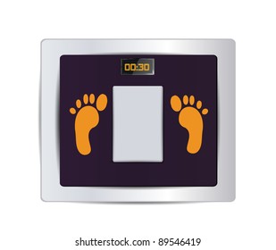 Body Fat Scale Isolated svg