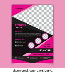 Body Fitness And Gym Flyer Template