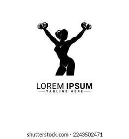 Body fitness logo vector illustration design 