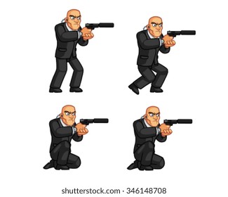 Body Guard Crouching Animation