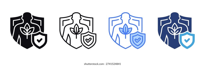 Body Guard icon sheet multiple style collection