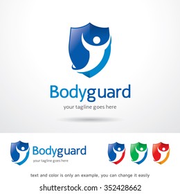 Body Guard Logo Template Design Vector