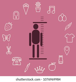 body height icon