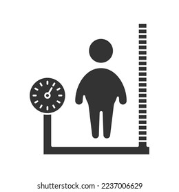 Índice de cuerpo relleno icono universal ui ux símbolo de elemento.