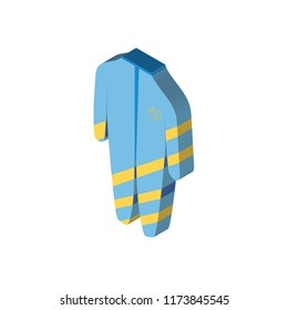 Body isometric left top view 3D icon