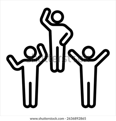 Body Language icon Human Gesture Line style