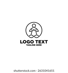 Modelo de design de logotipo do corpo. Estilo moderno, vetores eps 10
