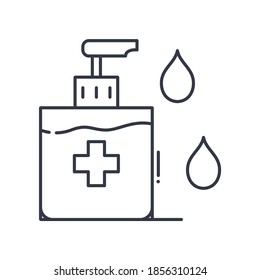 Icono de posición corporal, ilustración lineal aislada, vector de línea delgada, signo de diseño web, símbolo de concepto de contorno con trazo editable sobre fondo blanco.