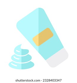 Body Lotion Moisturizer Colorful Icon Design