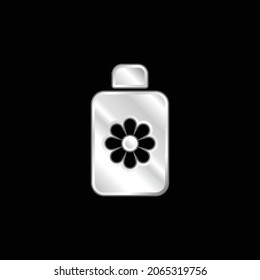 Body Lotion silver plated metallic icon