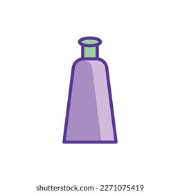 Body lotion thin line icon. Cosmetic treatment. Plastic tube. Modern vector illustration for beauty shop.