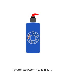diseño de icono de vector de ubicación de cuerpo blanco aislado