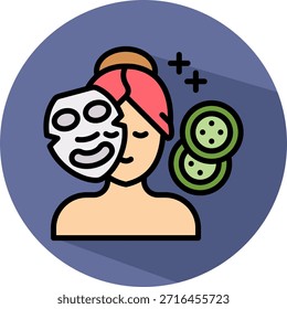 Ícone de máscara de corpo ilustrações de vetor isométricas