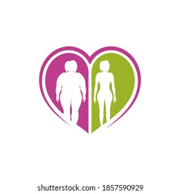 Body mass index vector illustration design template
