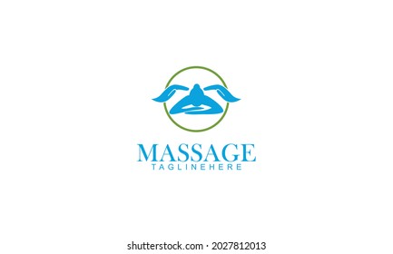 vector de diseño del logotipo de masaje corporal