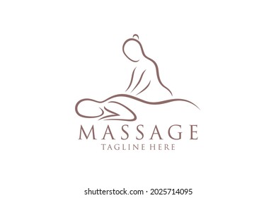 Body massage logo, Body Spa Centre icon, massage parlour, spa, relax, rejenuvate, essential oil, white background, vector