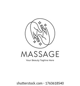 Body Massage Salon Logo Template