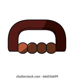 Body massager cartoon