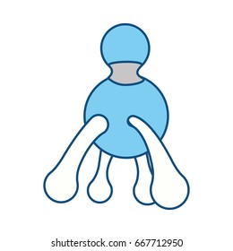 Body massager cartoon