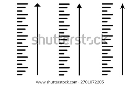 Body measurement vector icon set. Height and width human measure icon. Human height icon set. Height measurement icon set. Scale tall human. 