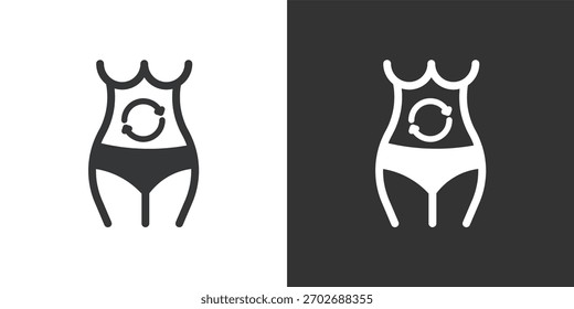 Icono del metabolismo del cuerpo. Icono de la serie de glifos sólidos
