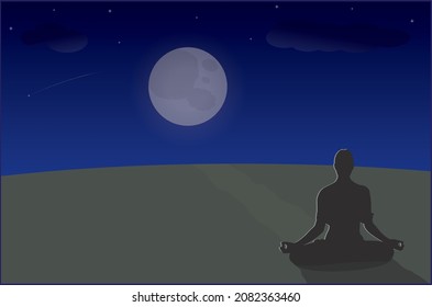 body, mind and soul in the moonlight