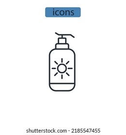 símbolo de iconos de humedad corporal elementos vectores para web infográfica