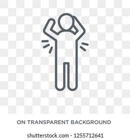 body odour icon. body odour design concept from Hygiene collection. Simple element vector illustration on transparent background.