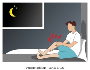 Body pain: leg cramps at night are sudden painful tightening of leg muscles, often in the calf but also potentially in the feet or thighs.