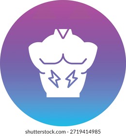Icono de Vector de dolor corporal. Se puede utilizar para aplicaciones de impresión, móviles y de Web.