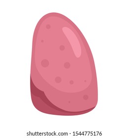 Body part bronchi flat icon. Vector Body part bronchi in flat style isolated on white background. Element for web, game and advertising