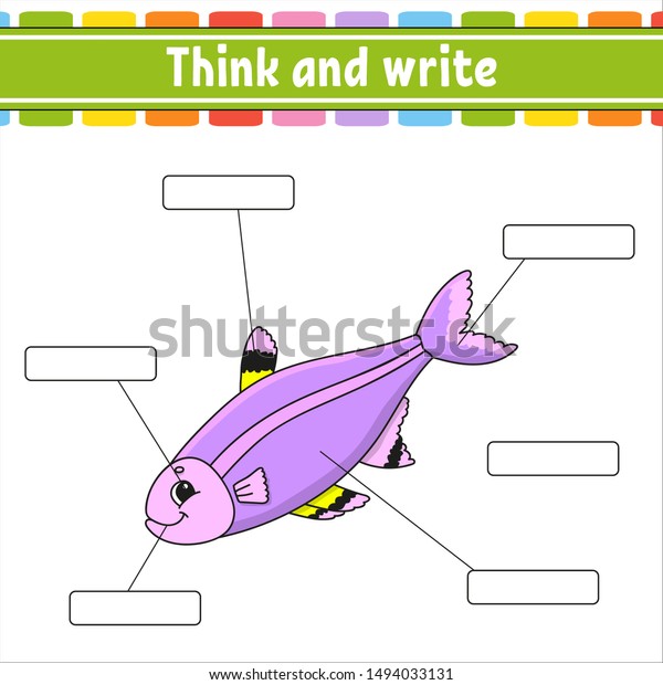 Body Part Learning Words Education Developing Stock Vector (Royalty ...