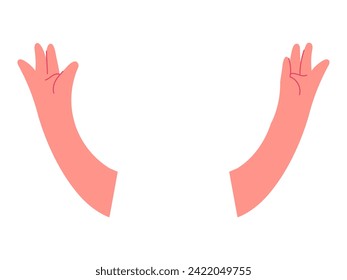 Body part vector illustration. The anatomical position is fundamental reference point in medical examinations and procedures Educational gestures bridge gap, making complex anatomical concepts