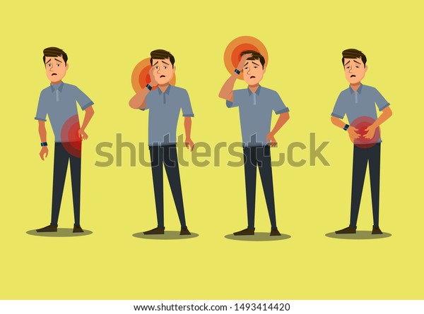 Dolor de espalda dolor de cabeza dolor de cuerpo Dolor de espalda dolor de cabeza dolor de cuerpo