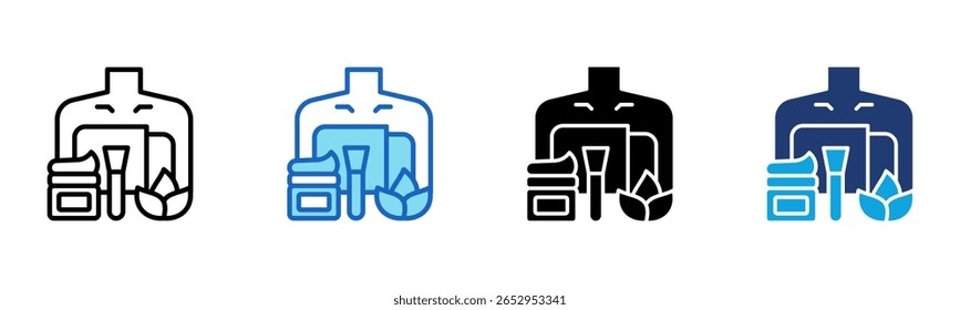 Cuerpo Icono polaco Multi Style Ilustración vectorial