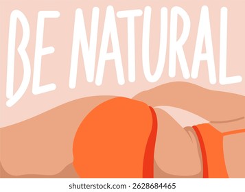 Body Positivity Be Natural Illustration