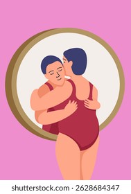 Body Positivity Love Your Self Illustration