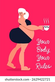 Body Positivity Body Rules Illustration