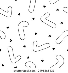 Body pregnancy pillow. Seamless pattern. Coloring Page. Comfortable orthopedic device for sleeping and relaxing. Hand drawn style. Vector drawing. Design ornaments.