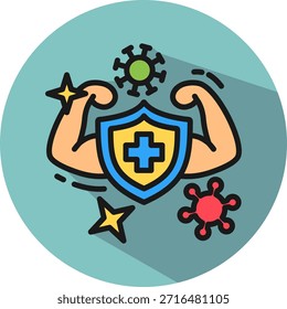 Icono de protección corporal Ilustración vectorial isométrica