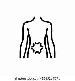 Vector de signo de icono de erupción corporal