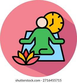 Ilustración vectorial isométrica Body Relax Icon