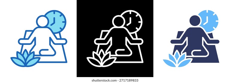 Body Relax Icon Ilustración vectorial triplestyle