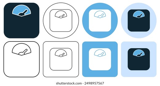 body scale, Bathroom weight scale, Weighing Apparatus icon symbol ui and ux design, glyphs and stroke line icon