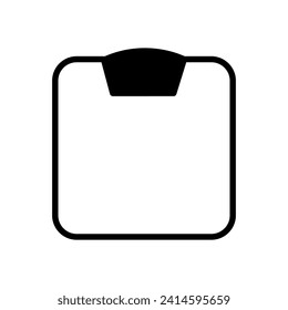 Body Scale Icon Vector Design Template
